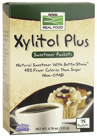 NOW Foods Xylitol Plus Packets (75 Packets)