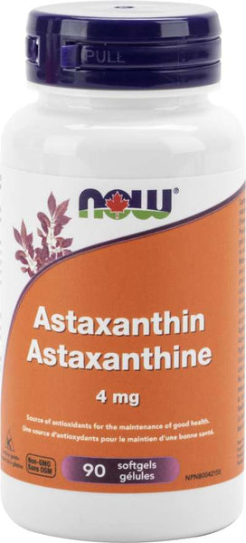 NOW Foods Astaxanthin - 4mg (90 Softgels)