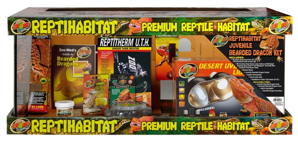 Zoomed 20 Gallon ReptiHabitat Juvenile Bearded Dragon Kit