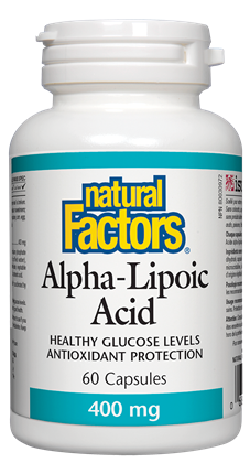 Natural Factors Alpha-Lipoic Acid 400 mg (60 Caps)