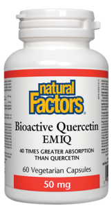 Natural Factors Bioactive Quercetin EMIQ 50 mg (60 Veg Caps)