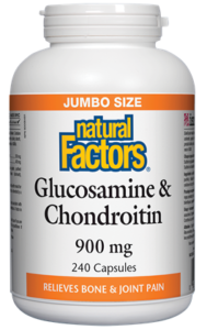 Natural Factors Glucosamine & Chondroitin Sulfate 900mg