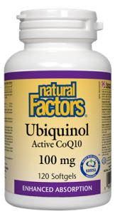 Natural Factors Ubiquinol Active CoQ10 100 mg