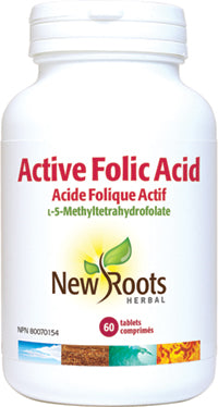 New Roots Herbal Active Folic Acid (60 Tablets)