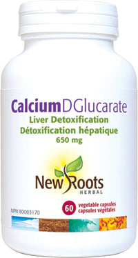 New Roots Herbal Calcium DGlucarate 650mg (60 Veg Caps)