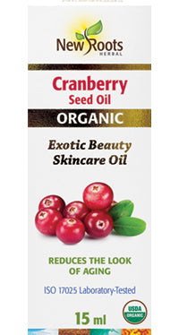 New Roots Herbal Cranberry Seed Oil Organic Skincare Oil 15ml