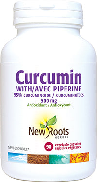 New Roots Herbal Curcumin With Piperine (90 Veg Caps)