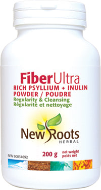 New Roots Herbal Fiber Ultra Rich Psyllium + Inulin Powder