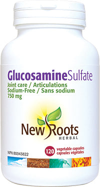New Roots Herbal Glucosamine Sulfate 750mg (120 Veg Caps)