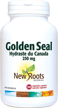 New Roots Herbal Golden Seal 250mg (100 Veg Caps)
