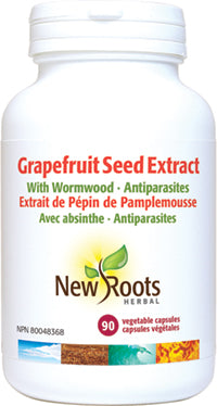 New Roots Herbal Grapefruit Seed Extract with Wormwood (90 Veg Caps)