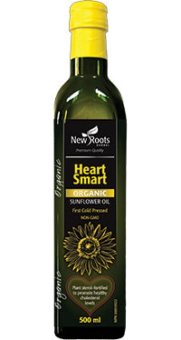 New Roots Herbal Heart Smart Organic Sunflower Oil 500ml