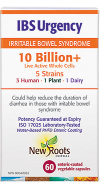New Roots Herbal IBS Urgency 10 Billion+ 5 Strains – Natural Health Garden