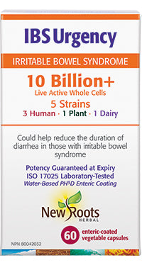 New Roots Herbal IBS Urgency 10 Billion+ 5 Strains