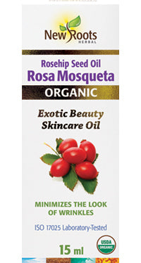 New Roots Herbal Organic Rosehip Seed Oil Rosa Mosqueta