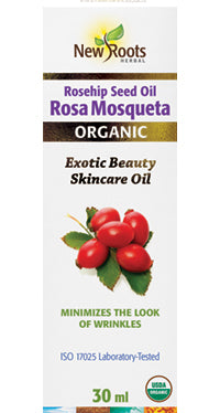 New Roots Herbal Organic Rosehip Seed Oil Rosa Mosqueta