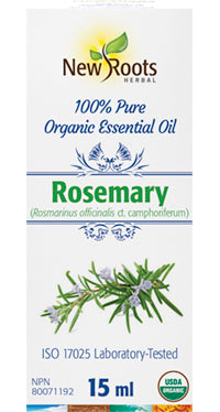 New Roots Herbal Organic Rosemary Essential Oil 15ml