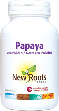New Roots Herbal Papaya (100 Veg Caps)