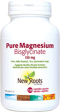 New Roots Herbal Pure Magnesium Bisglycinate 130mg