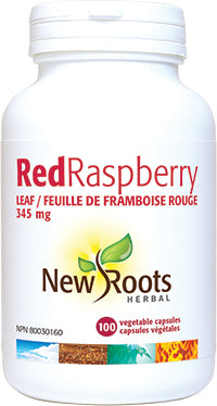 New Roots Herbal Red Raspberry Leaf 345mg (100 Veg Caps)