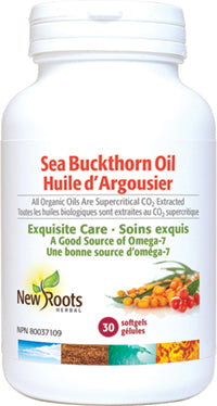 New Roots Herbal Seabuckthorn Oil (30 Softgels)