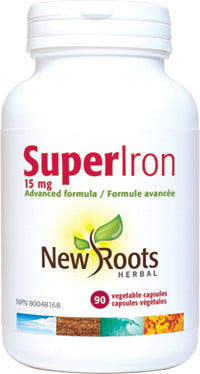 New Roots Herbal Super Iron 15mg (90 Veg Caps)