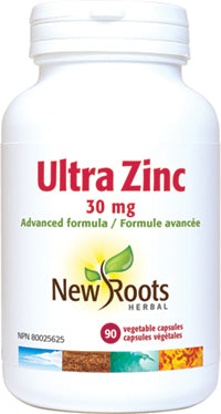 New Roots Herbal Ultra Zinc 30mg (90 Veg Caps)