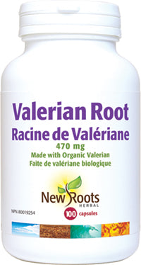 New Roots Herbal Valerian Root 470mg (100 Veg Caps)
