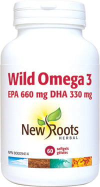 New Roots Herbal Wild Omega 3 EPA 660mg DHA 330mg