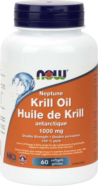 NOW Foods Neptune Krill Oil 1000mg, 60 Softgels