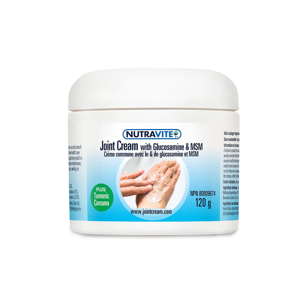 Nutravite Joint Cream with Glucosamine & MSM (120 g)