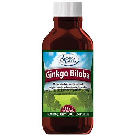 Omega Alpha Ginkgo Biloba (120 ml)