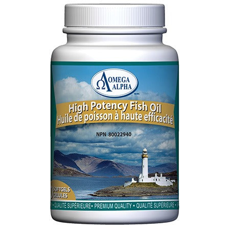 Omega Alpha High Potency Fish Oil (90 SoftGels)