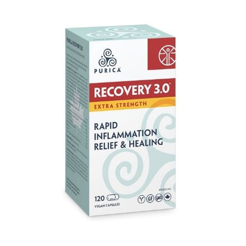 PURICA Recovery 3.0 Extra Strength Rapid Inflammation Relief & Healing (120 VegCaps)