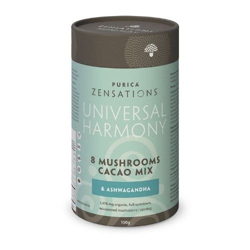 PURICA Zensations Universal Harmony - Eight Mushrooms & Ashwagandha Mushroom Cacao Mix