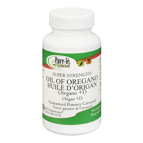 Pure-Le Natural Super Strength Oil of Oregano Organicaps (60 Orgcaps)