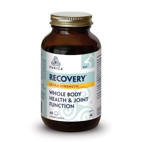 PURICA Pet Recovery - Extra Strength - Whole Body Health for Pets (Chewable Tablets)