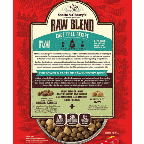 Stella & Chewy’s Cage-Free Raw Blend Kibble