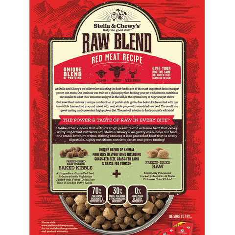 Stella & Chewy’s Red Meat Raw Blend Kibble