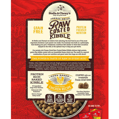 Stella & Chewy’s Cage-Free Chicken Raw Coated Kibble