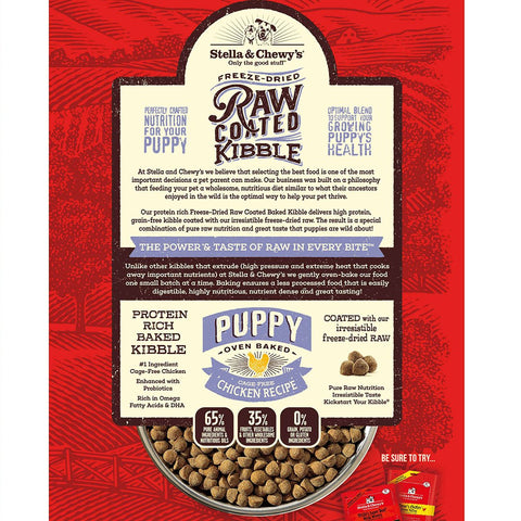 Stella & Chewy’s Cage-Free Chicken Raw Coated Kibble for Puppies