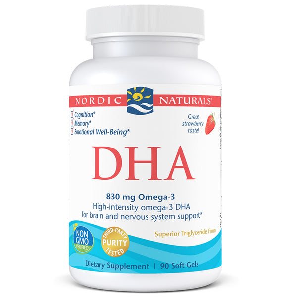 Nordic Naturals DHA - Strawberry (90 Softgels)