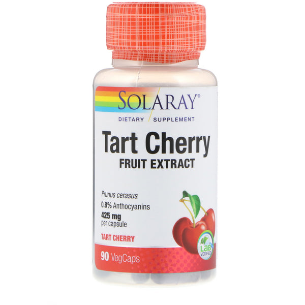 Solaray Tart Cherry Fruit Extract 425mg (90 VegCaps)