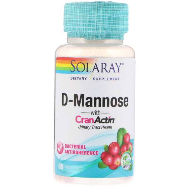 Solaray D-Mannose with CranActin Urinary Tract Health (60 VegCaps)