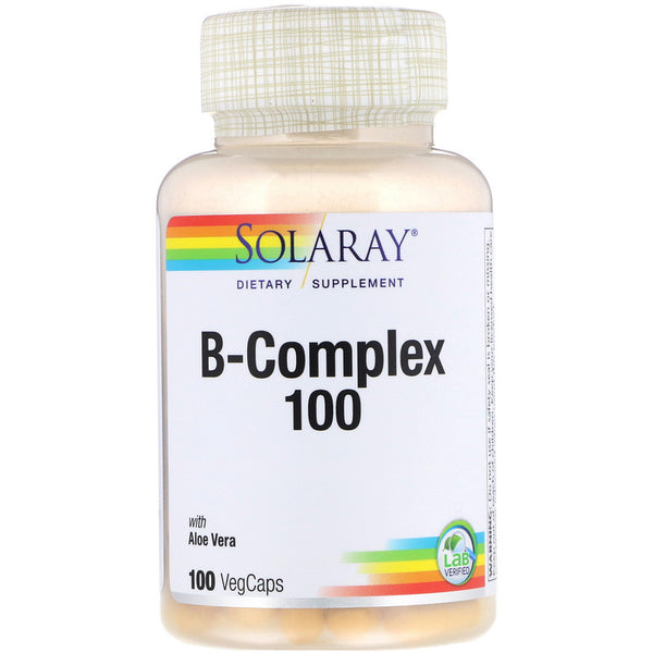 Solaray Vitamin B Complex 100mg (100 VegCaps)