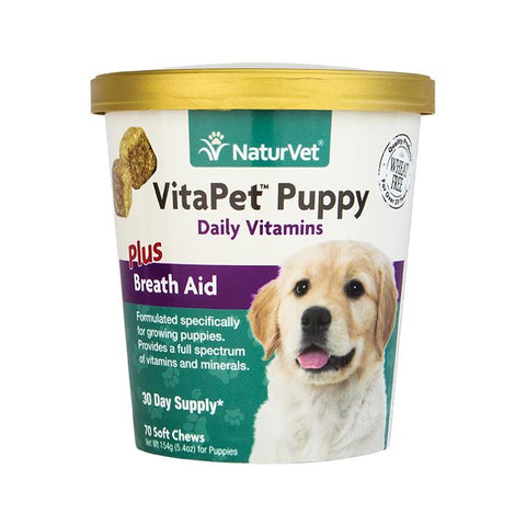 NaturVet VitaPet™ Puppy Daily Vitamins Soft Chews (70 ct)