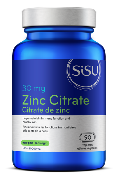 Sisu Zinc Citrate (90 Caps)