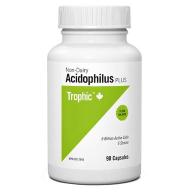 Trophic Acidophilus Plus Non-Dairy 6-Bill (90 Caps)