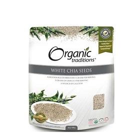Organic Traditions White Chia Seeds 454g