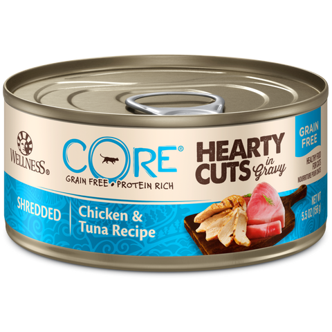 Wellness CORE® Hearty Cuts Chicken & Tuna - Cat Wet Food (5.5 oz)